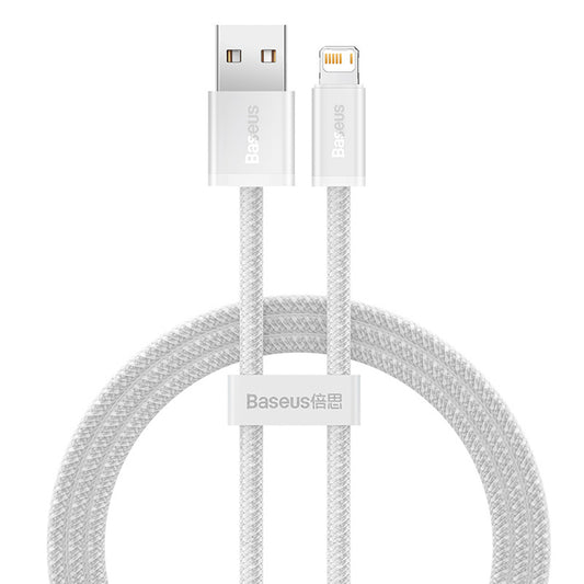 BASEUS USB-A cable - iPhone Lightning Dynamic Series 2.4A 1m - white