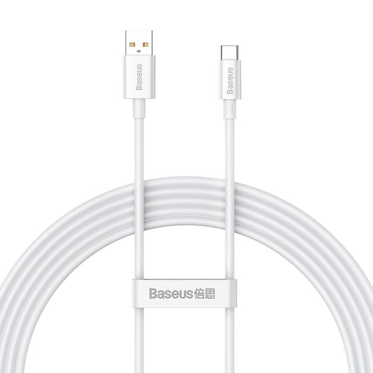 BASEUS USB-A - USB-C Superior Series cable 100W 1m - white