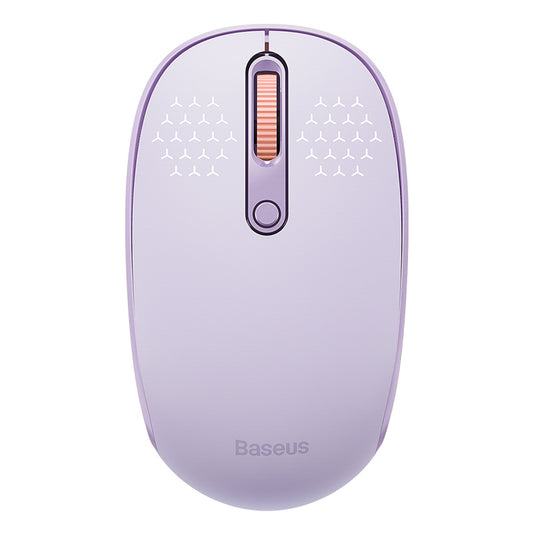 BASEUS Wireless mouse 3 communication modes 2.4GHz Bluetooth 3.0 5.0 F01B - purple