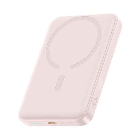 BASEUS Induction powerbank 10000mAh 22.5W MagSafe with USB-C 20V/3A 0.3m cable - pink