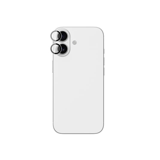 AmazingThing Camera glass for iPhone 17 with a black aluminum Lens Glass frame