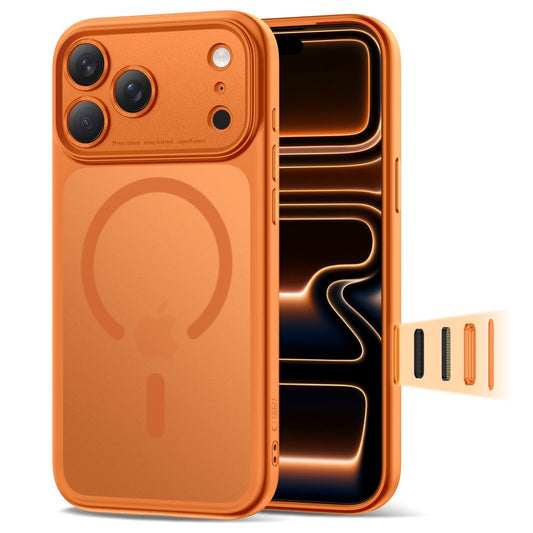 Tech-Protect Protective case for iPhone 17 Pro Max Magpeak Magsafe CC - matte orange
