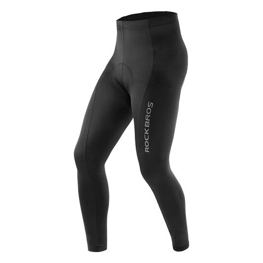 ROCKBROS Long breathable cycling pants with XXXXL insert - black