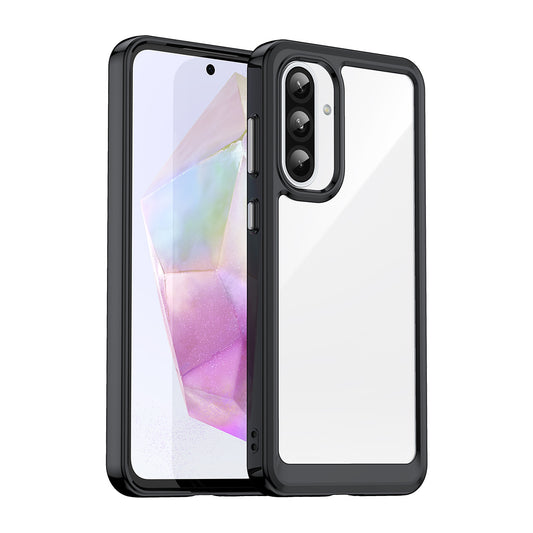 HURTEL Case cover with flexible frame for Samsung Galaxy A26 Outer Space Case - black
