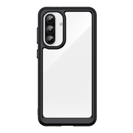 HURTEL Case cover with flexible frame for Samsung Galaxy A36 Outer Space Case - black