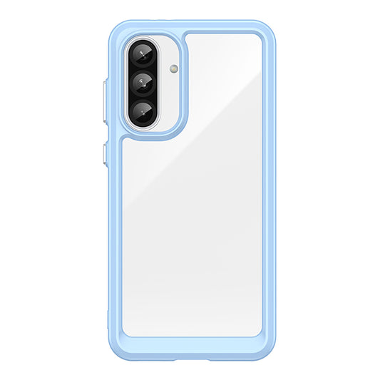 HURTEL Case cover with flexible frame for Samsung Galaxy A36 Outer Space Case - blue