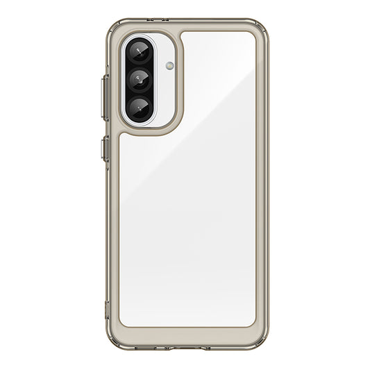 HURTEL Case cover with flexible frame for Samsung Galaxy A36 Outer Space Case - transparent black