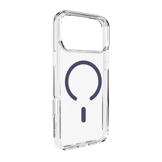 PURO Case cover for iPhone 17 Pro Max Lite Mag MagSafe - transparent blue ring