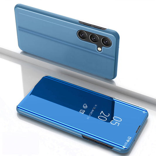HURTEL Case with flap for Samsung Galaxy S25+ Clear View Case - blue