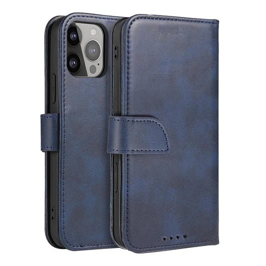 HURTEL Protective case with flap for Samsung Galaxy S25+ Magnet Case - blue