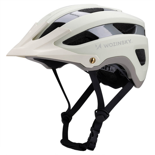 WOZINSKY Lightweight MTB bicycle helmet with detachable visor 57-62 cm - pastel green