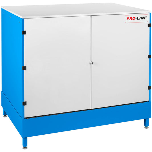 PRO-LINE Containment drip tray with cabinet for 2 barrels PRO-LINE 1480x970x1440mm