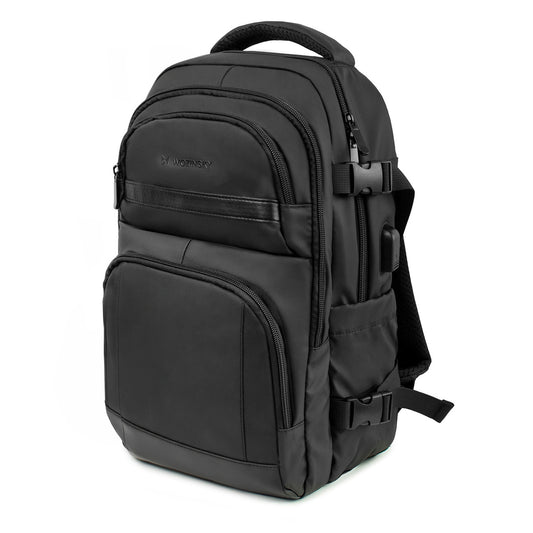 WOZINSKY Travel backpack for plane with laptop pocket 20l 40x20x25 cm - black