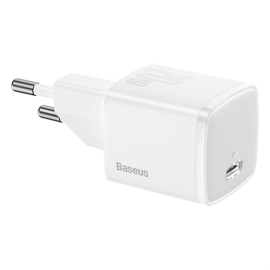 BASEUS USB-C PD Cube 20W wall charger - white