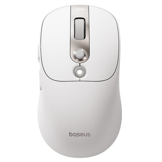BASEUS Wireless mouse with battery indicator 4000DPI 800mAh 2.4GHz BT - white