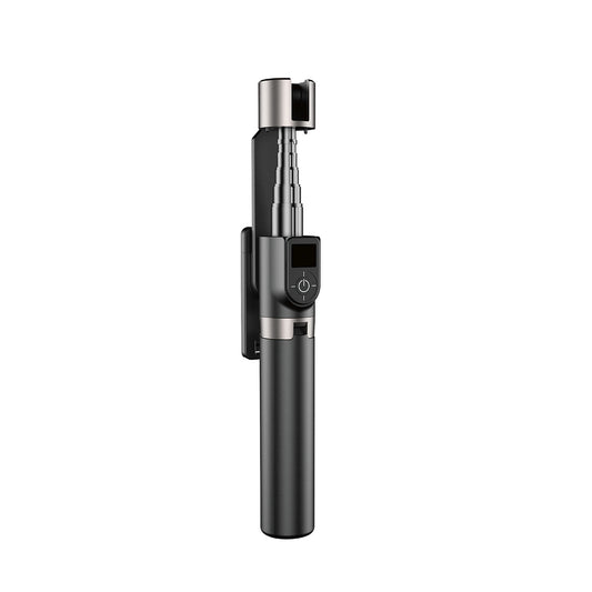 DUDAO Selfie stick with tripod and Bluetooth remote control 1.1 m - black