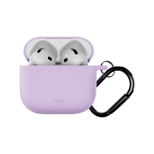 PURO Case cover for AirPods 4 Icon headphones - purple