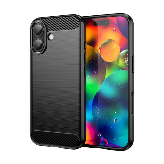 HURTEL iPhone 17 Carbon Case - black