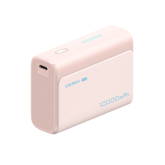 CUKTECH Powerbank 10000mAh USB-C USB-A 30W - pink