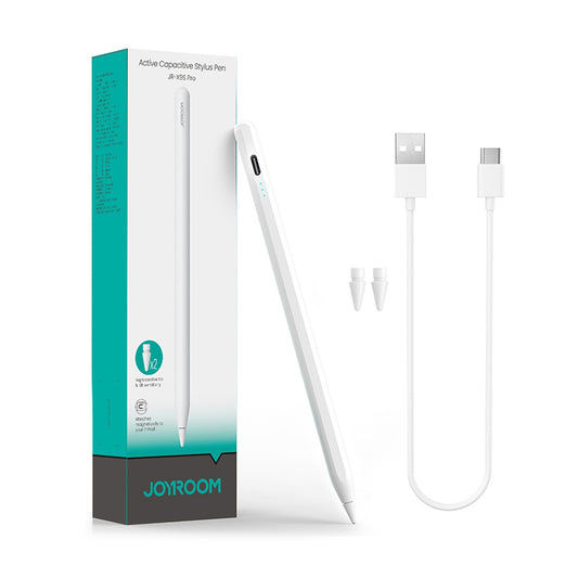 JOYROOM Active stylus stylus with 2 replaceable tips - white