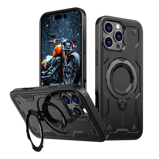 HURTEL Case cover for iPhone 16 Pro Hybrid Armor Trendy MagSafe - black