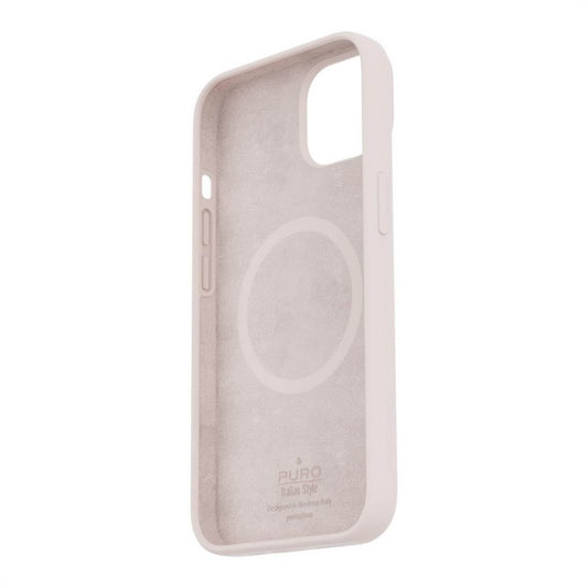 PURO Silicone case for iPhone 14 Pro Max Icon Mag MagSafe - pink