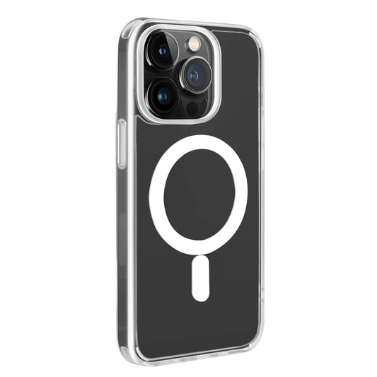 PURO Silicone case for iPhone 14 Pro Lite Mag MagSafe - transparent