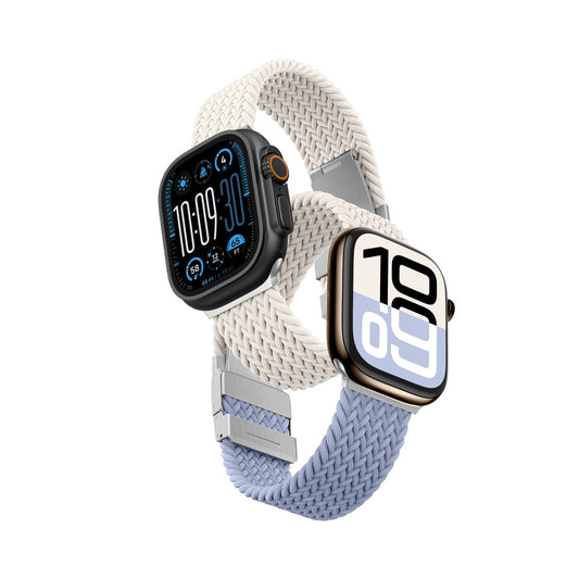 AmazingThing Set of 2 Apple Watch Straps 45/46/49mm Blend Band - Space Blue/Space Blue