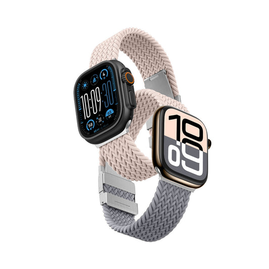 AmazingThing Set of 2 Apple Watch 42mm Blend Bands - Pink/Grey/Pink
