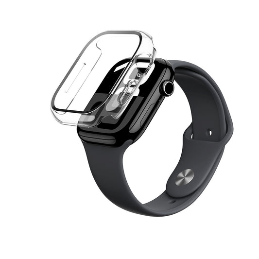 AmazingThing Case with tempered glass for Apple Watch 46mm Radix Glass - transparent