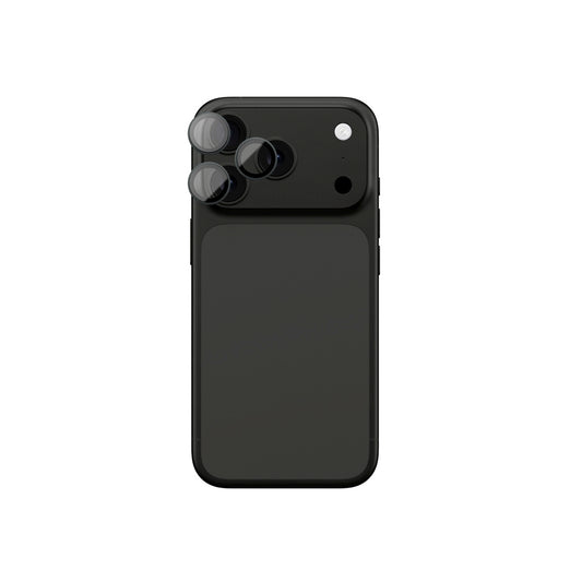 AmazingThing Camera glass for iPhone 17 Pro / Pro Max with a gray aluminum Lens Glass frame