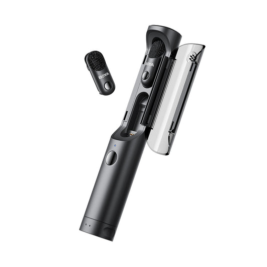 BOYA 4in1 2.4GHz USB-C MAGIC-03 wireless microphone set - black