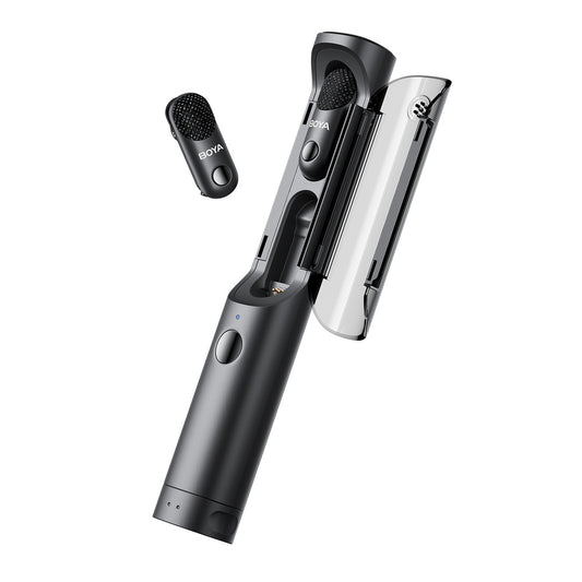 BOYA 4in1 2.4GHz USB-C MAGIC-05 wireless microphone set - black
