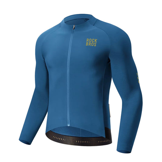 ROCKBROS Diamond autumn/winter cycling jacket, size XXXL - blue