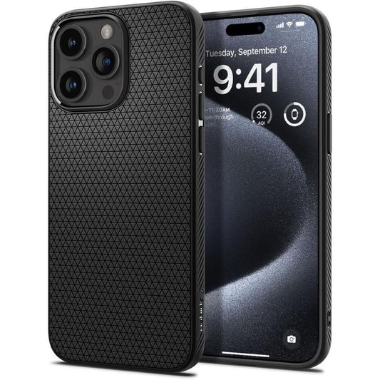 SPIGEN Case cover for iPhone 15 Pro Liquid Air - matte black