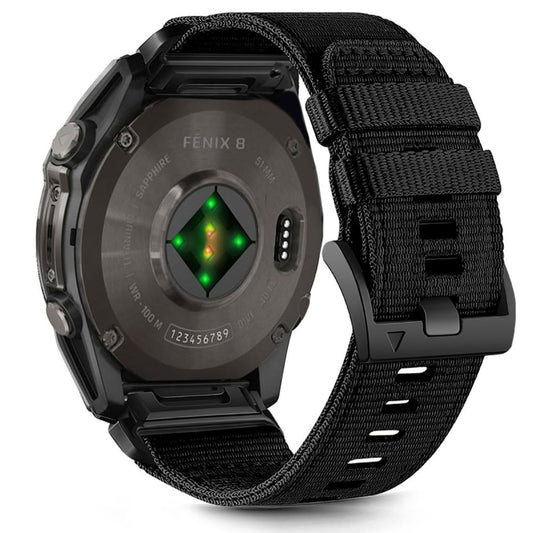 Tech-Protect Nylon strap for Garmin Fenix 51 mm Nylon - black
