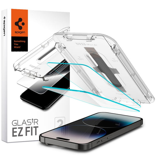 SPIGEN Tempered glass for iPhone 14 Pro with Glas.tR EZ Fit applicator - 2 pcs.