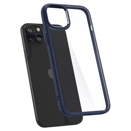 SPIGEN Case cover for iPhone 15 Plus Crystal Hybrid - transparent blue