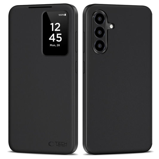 Tech-Protect Case with flap for Samsung Galaxy A56 5G Smart Wallet - matte black