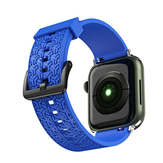 HURTEL Bracelet strap for Apple Watch 42 / 44 / 45 mm - blue