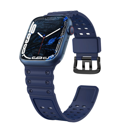 HURTEL Elastic strap for Apple Watch 38 / 40 / 41 mm - navy blue