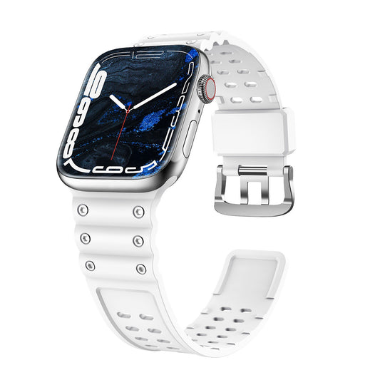 HURTEL Elastic strap for Apple Watch 38 / 40 / 41 mm - white