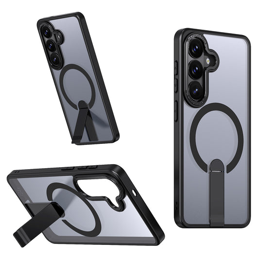 HURTEL Case cover for Samsung Galaxy S26 with Hybrid Armor X MagSafe stand - black