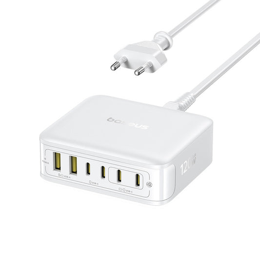 BASEUS EnerFill FH21 120W USB-A USB-C charging station - white