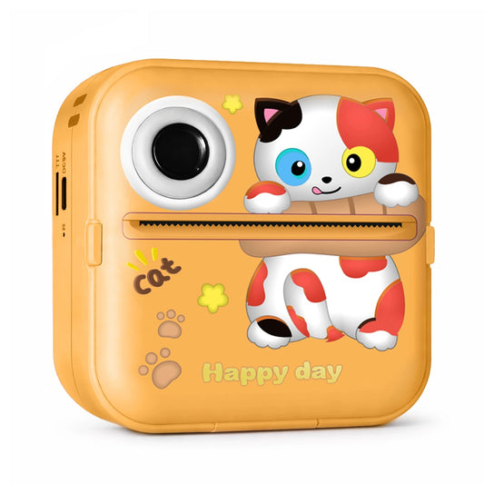 WOZINSKY Camera with thermal printer for children game camera - orange