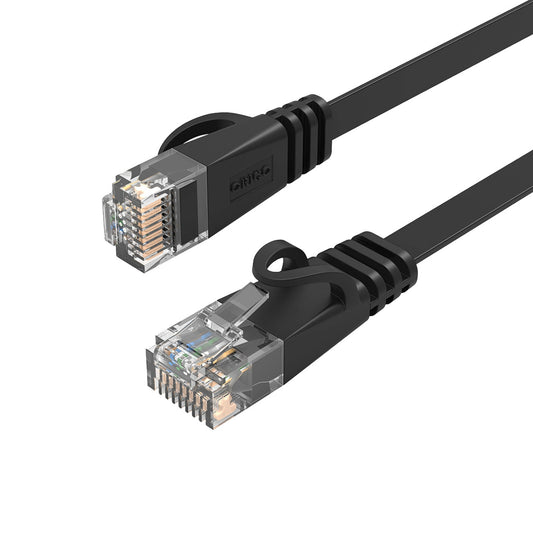 ORICO Flat Ethernet CAT7 10Gbps RJ45 LAN internet cable 2m - black