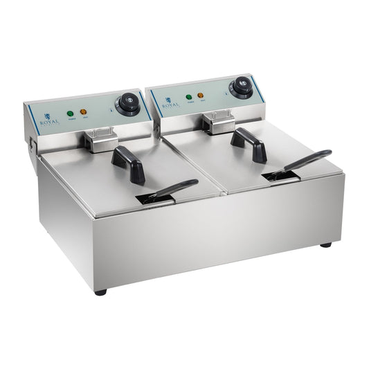 Royal Catering Double electric fritters 2x5L