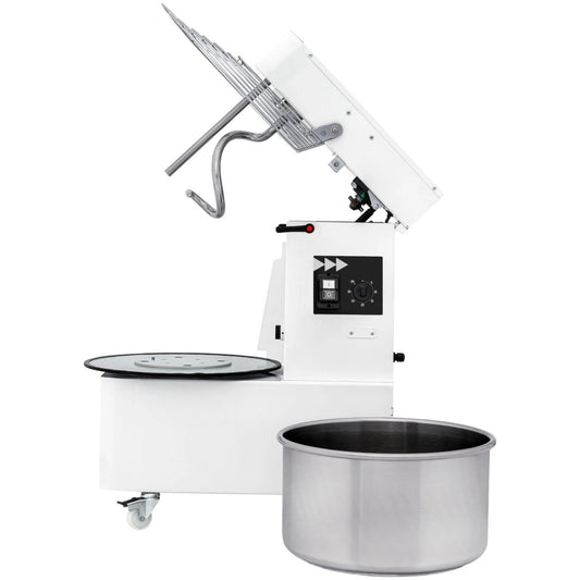 Prismafood Spiral mixer with lifting head and removable bowl, 32 l, 88 kg/h, 400 V, 1100 W