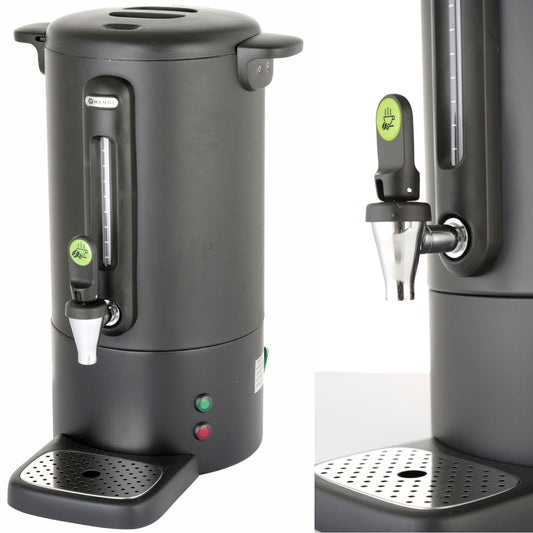 Hendi Percolator brewer for coffee with unbathing tap black UNIQ 7 l