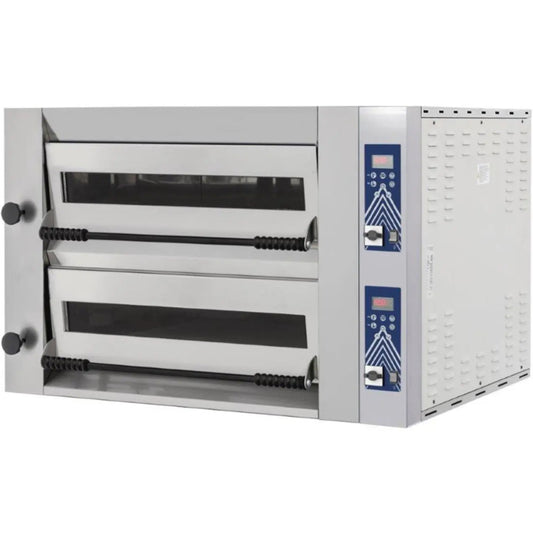 Hendi 2-chamber Sideup pizza oven 44D 2 x 70 x 70 cm 400 V 13200 W
